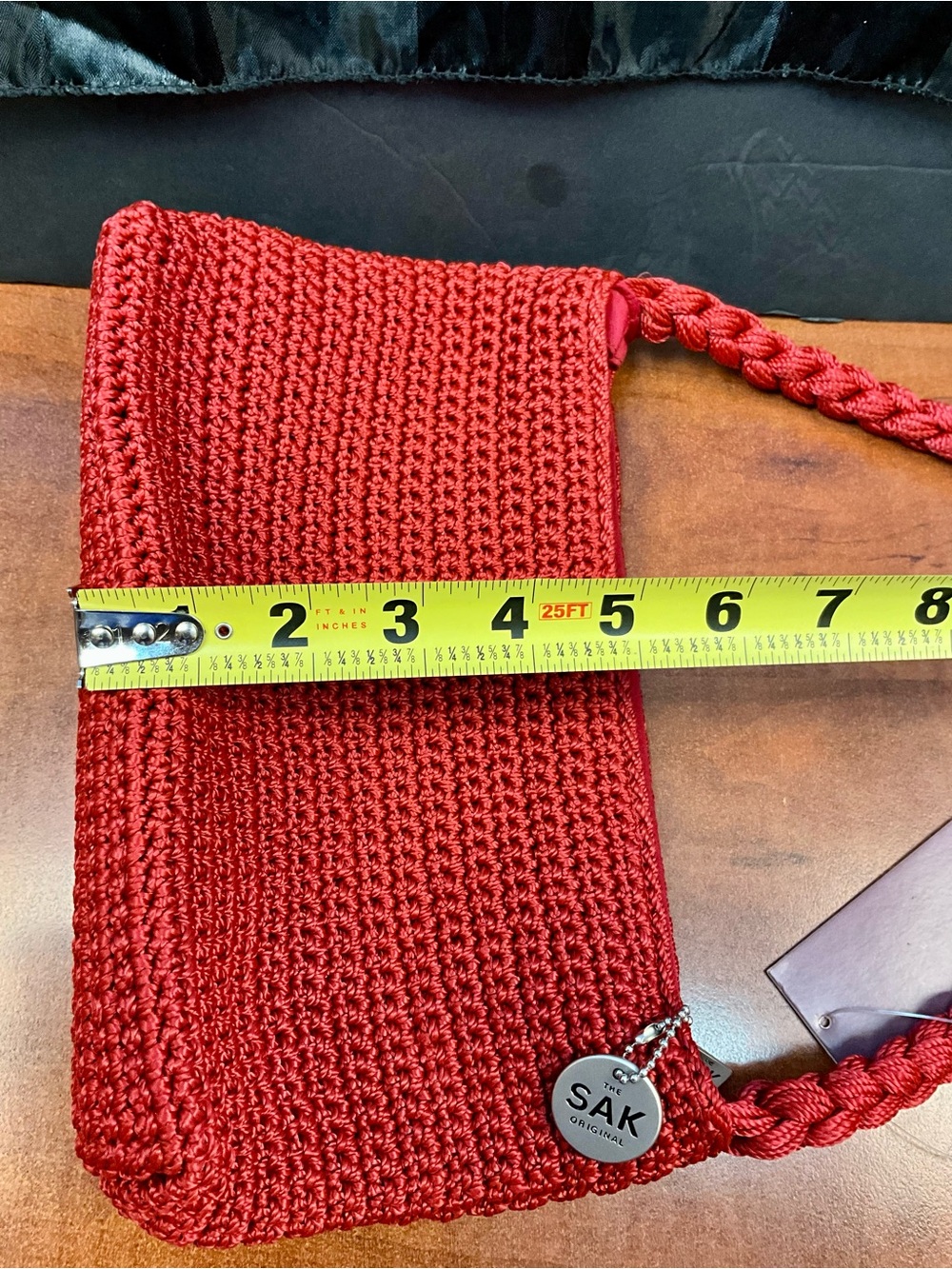 The Sak Red Braided Shoulder Bag - Picture 7 of 9